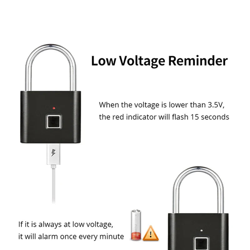 Smart Fingerprint Padlock